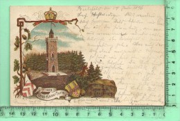 BIELEFELD: Gruss Von Der Hünenburg, Drei-Kaiser-Turm - Bielefeld