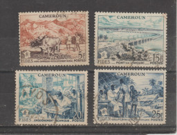 Cameroun 1956   Fides 300/03  Oblit.   4 Valeurs  Serie Compl. - Used Stamps