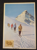 Carte Postale Pa Ski I Hoyfjellet 22/05/1964 - Lettres & Documents