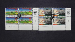 UNO-Wien 119/0 Oo/FDC-cancelled Eckrandviererblock ´D´, Verbot Von Chemischen Waffen - Used Stamps