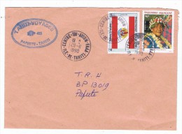 Lot 2 Enveloppes    TAHITI - Storia Postale