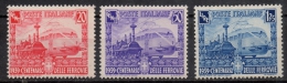 Regno 1939 - Ferrovie 449/451 MNH ** - Mint/hinged