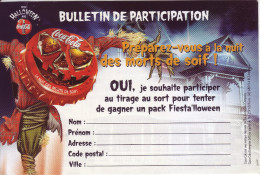 - COCA COLA - Bulletin De Jeu 2002 - - Otros & Sin Clasificación