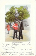 British Army - The Recruiting Sergeant - Edition P.M. & Co. - Carte Précurseur - Personnages