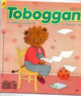 TOBOGGAN)  Numéros 12O 121 117  -1990 -39 Pages  L'un  -jeux Histoires éducatives -bon état Lot 3 Numéros - 0-6 Años