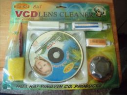 VCD LENS CLEANER- 8 EN 1- HUA KAI- OBJET ANCIEN - Other Products