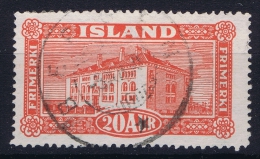 ICELAND: Mi Nr 116  Used   1925 Cancel  Norway Bergen - Gebruikt