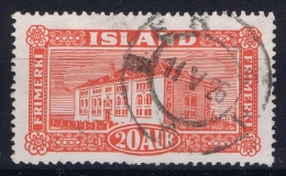 ICELAND: Mi Nr 116  Used   1925 Cancel  Norway Bergen - Gebruikt