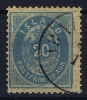 ICELAND: Mi Nr 14 A  Used  1882  14 : 13,5 - Oblitérés