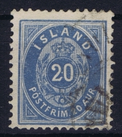 ICELAND: Mi Nr 14 B  Used  1882  12.75 - Oblitérés