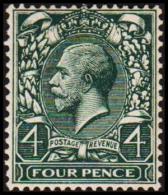 1924 - 1928. Georg V. FOUR PENCE.  (Michel: 160) - JF191715 - Unused Stamps