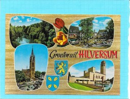 HOLLANDE - GROETENUIT HILVERSUM - MULTIVUES - VAN - - Hilversum