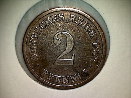 Allemagne 2 Pfennig 1875 A - 2 Pfennig