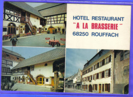 Carte Postale 68. Rouffac  Hotel-Restaurant A La Brasserie  Henri Witz  Prop.  Trés Beau Plan - Rouffach