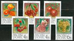 HUNGARY-1986. Fruits Cpl.Set MNH!! - Neufs