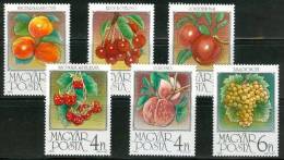 HUNGARY-1986. Fruits Cpl.Set MNH!! - Ungebraucht