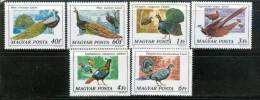 HUNGARY - 1977.Birds -Peacocks Cpl.Set MNH! Mi:3185-3190 - Unused Stamps