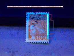 * 1997  N° 3089  MARIANNE DE LUQUET PHOSPHORESCENTE OBLITÉRÉ - Used Stamps