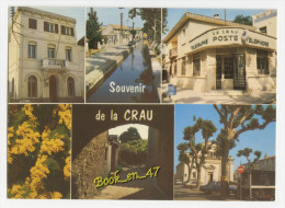 {53538} 83 Var Souvenir De La Crau , Multivues ; Divers Aspects ; Bâtiment Poste Télégraphe Téléphone - La Crau