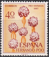 Fernando Poo 1967 Michel 252 Neuf ** Cote (2002) 0.10 Euro Fleur - Fernando Po