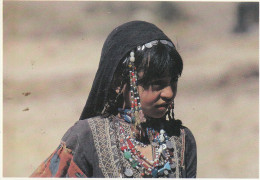Afghanistan - Portrait D'une Jeune Afghane - Carte Vendue Au Profit Des Populations Afghanes éprouvées - Afganistán