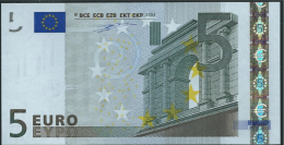 S ITALIA  5 EURO J001 G2  DUISENBERG   UNC - 5 Euro