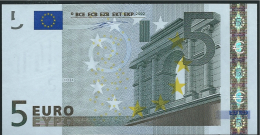 S ITALIA  5 EURO J001 E4  DUISENBERG   UNC - 5 Euro
