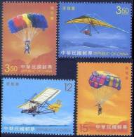 2006 Outdoor Activities Stamps Parasailing Aircraft Paragliding Hang Gliding Sport - Parachutting