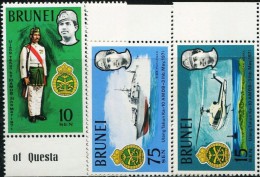 MY0591 Brunei 1971 Royal Air Force Army 3v MNH - Brunei (1984-...)