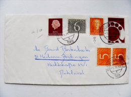 Cover Sent From Netherlands 1962 Telephone Phone - Storia Postale