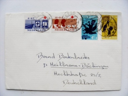 Cover Sent From Netherlands 1963 Red Cross Tales - Lettres & Documents