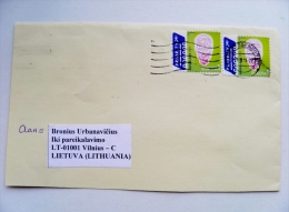 Cover Sent From Netherlands 2014 Europa 2011 Licht - Storia Postale