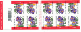 Carnet De 10 Timbres-Poste Autocollants Fleurs  Prior Courrier Intérieur - Fraicheur Postale - Booklets 1953-....
