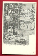 PBI-17 Fête De La Mi-été Du Jura Août 1905 Givrine Sur St-Cergues, Couple En Costume, Litho , Non Circulé - Saint-Cergue