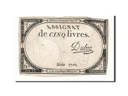 Billet, France, 5 Livres, 1793, 1793-10-31, Dubosc, TB+, KM:A76, Lafaurie:171 - Assignats