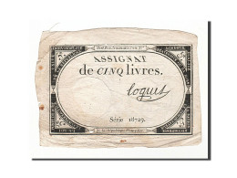 Billet, France, 5 Livres, 1793, 1793-10-31, Loquet, TTB, KM:A76, Lafaurie:171 - Assignats