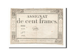 Billet, France, 100 Francs, 1795, 1795-01-07, Godet, TTB, KM:A78, Lafaurie:173 - Assegnati