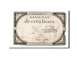 Billet, France, 5 Livres, 1793, 1793-10-31, Lambert, TB, KM:A76, Lafaurie:171 - Assignats