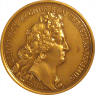 FRANCE. MÉDAILLE LUDOVICVS MAGNUS REX. REGIA VERSALIARUM . FRANCIA - Royal / Of Nobility