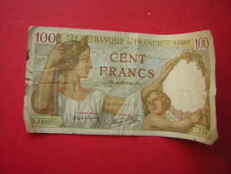 1 BILLET   BANQUE DE FRANCE  CENT FRANCS  US .2 = 10 = 1941 US   SULLY - 100 F 1939-1942 ''Sully''