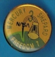 2 PIN´S //  ** NASA 3 ** MERCURY ** SHEPARD ** FREEDOM 7 ** - Raumfahrt