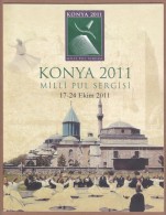 AC - TURKEY PORTFOLIO FDC - KONYA 2011 NATIONAL STAMP EXHIBITION 17.10.2011 - Blocks & Sheetlets