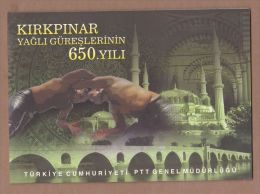 AC - TURKEY PORTFOLIO FDC - 650TH ANNIVERSARY OF KIRKPINAR OILED WRESTLING MNH 2011 - Blocks & Sheetlets