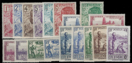 YT 109 Au 131 (incomplet) - Unused Stamps