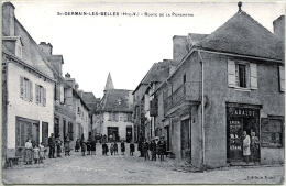 87. HAUTE-VIENNE - SAINT-GERMAIN LES BELLES. Route De La Porcherie. Horloger-Bijoutier Jabalot. - Saint Germain Les Belles