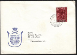 Liechtenstein 1959, Illustrated Cover  W./special Postmark "Vaduz", Ref.bbzg - Brieven En Documenten