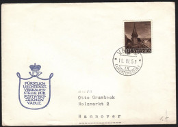 Liechtenstein 1959, Illustrated Cover  W./special Postmark "Vaduz", Ref.bbzg - Brieven En Documenten