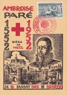France N°937 - Carte Maximum - Croix Rouge - 1950-1959