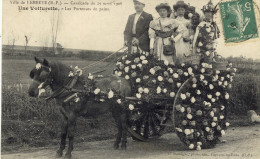 CPA (64)  Ville De LEMBAYE Cavalcade Du 29 Mars 1908 Un Voiturette - Lembeye