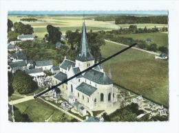 CPM - En Avion Au Dessus De...St Saint Laurent En Caux  - L'Eglise - Villequier
